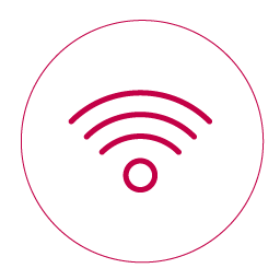 Icono del servicio wifi gratuito
